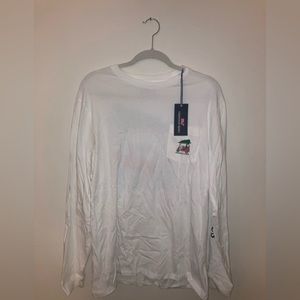 Vineyard Vines XMas Golf Cart Long Sleeve Shirt